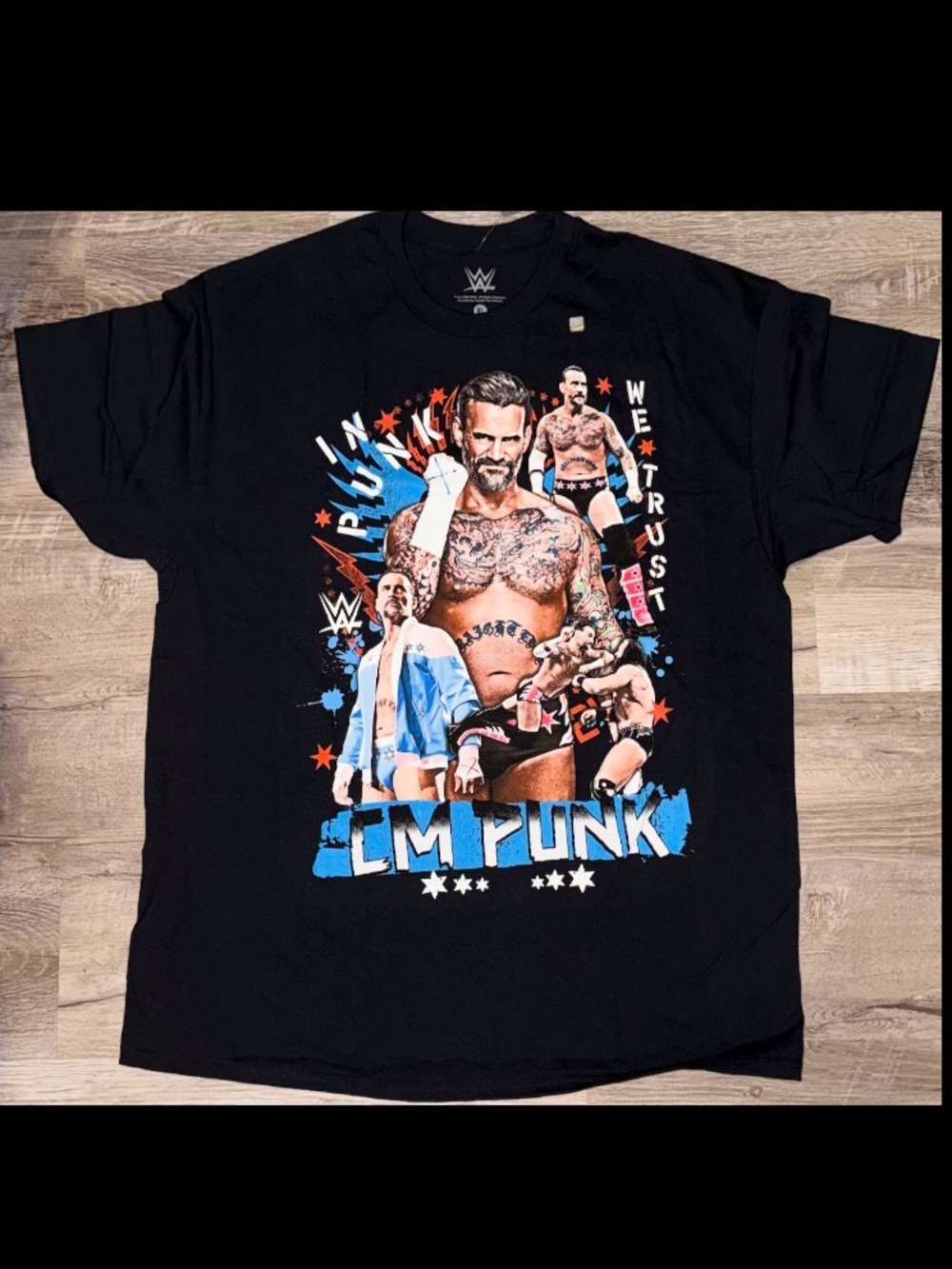 NWT Men's WWE CM Punk Shirt Size XL